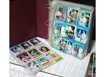 Assorted Collection Of Baseball Cards As Pictured