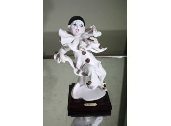 Fine Porcelain Giuseppe Armani Sculpture Of A Lien/ Mime 1990 Florence