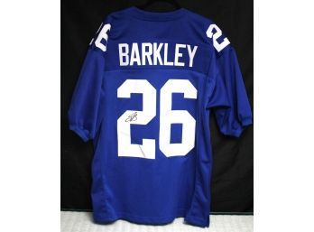 Sequan Barkley 26 NY Giants Autographed Jersey Size With JSA Sicker- SD65126 Size XL