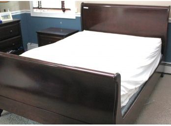 Bellini Full Sized Sleigh Bed & Nightstand