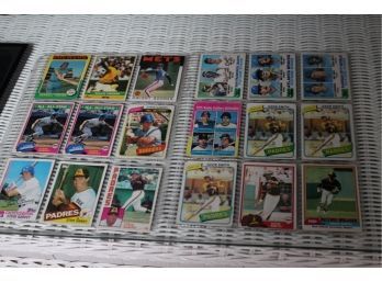 Collection Of Baseball Cards Willie McCovey, Keith Hernandez , Johnny Bench, Ozzie Smith, Future Stars &