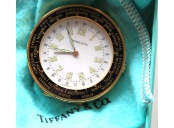 Vintage Tiffany & Co Swiss Made Watch Face With Pouch & Box