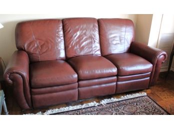 Robinson & Robinson Leather Mart Leather Trend Reclining Sofa