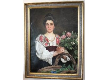 Lovely Antique Painting Signed By Artist A. Lemonis