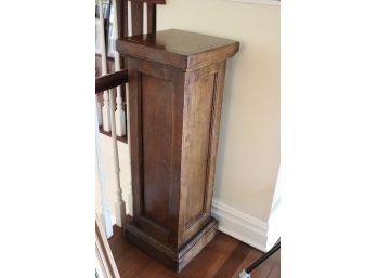 Vintage Wood Pedestal Column