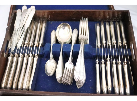 International Silver 'Lady Betty' Sterling Silver Flatware 7 Pc Service For 12