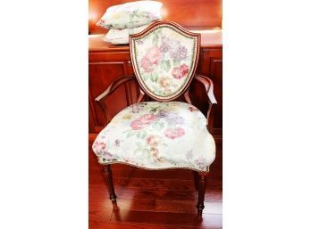 Upholstered Chair With Nail Head Accents