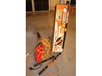 Assorted Tools Include B&D Hedge Trimmer, Leaf Hog & Fiskars Branch Clippers