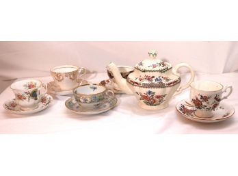 Cups & Saucers - Bavaria Schumann, Chinese Rose Spode, Royal Albert, Berkeley, Regency, Staffordshire, Roya