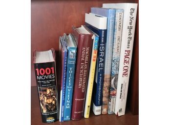Coffee Table Books Titles Israel, 1001 Movies, The New York Times Page One, Discovery, Beetlemania, Voices