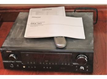 Denon Receiver Model DRA-397 120 V- Tested In Working Condition