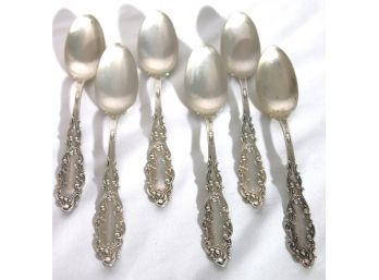 Collection Of 6 Antique Gotham Sterling  Silver Teaspoons