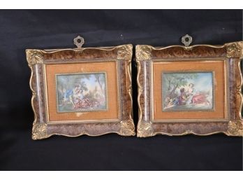 Set Of Beautiful Hand Painted Victorian Scenes