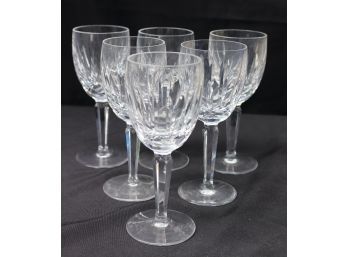 6 Pc Quality Waterford Crystal Stemware For Red Wine In Kildare Pattern
