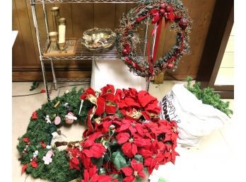 Holiday Items As Pictured Includes A Large Wreath