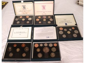 5 Lots Of United Kingdom Commorative Coins