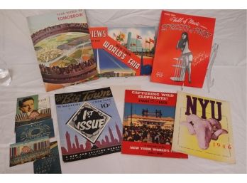 Lot Of Vintage Magazines With 1939 NY Worlds Fair, Streets Of Paris, Your World Of Tomorrow