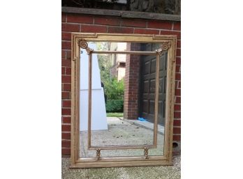 Vintage Neoclassical Style Gold Frame Mirror