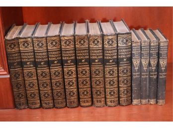 Set Of 9 Antique Books Journeys Through Bookland 1922 & 4 Pocket Books Masterpieces Of Wit & Humor
