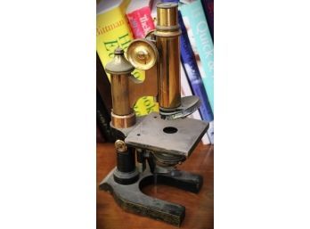 Vintage Brass Microscope