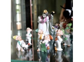 Herend Porcelain Snow White & 7 Dwarves Figurines