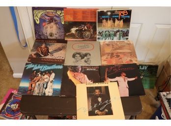 Lot Of 10 Vintage Record Albums With The 5th Dimension, Stevie Wonder, Diana Ross, & More