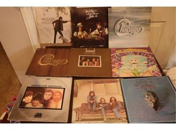 Lot Of Vintage Record Albums With Chicago, The Eagles, The Rascals, The Youngbloods & More