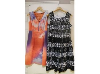 Karl Lagerfeld Summer Dress & Elie Tahari Flowy Flower Print Dress