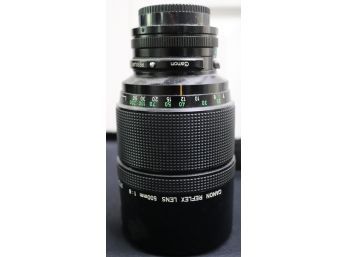Vintage Canon Reflex Lens 500 Mm