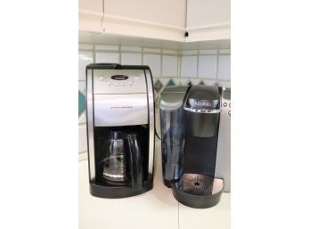 Keurig Coffee Maker & Cuisinart Automatic Grind & Brew Machine