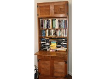 Vintage Ethan Allen Maple Bookcase/ Cabinet/ Drop Front Desk