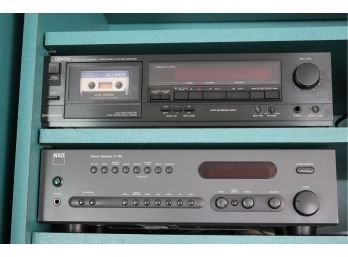 Denon Stereo Cassette Tape Deck & NAD Stereo Receiver