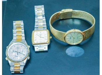 Collection Of Watches As Pictured Includes Seiko, Longines, Bassel