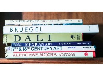 Collection Of Art Books Includes Dali, Bruegel, Mexican Art & More