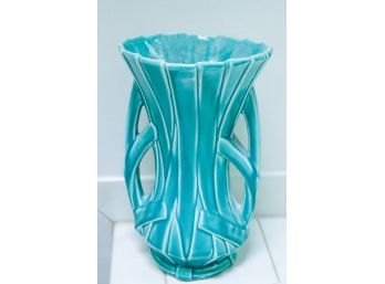Mccoy Vase With A Crackle Finish