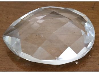 Tiffany & Co Gem Shaped Crystal Paperweight