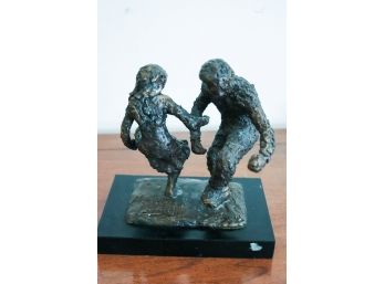 Unique Bronze Sculpture By Artist M. Engel 68