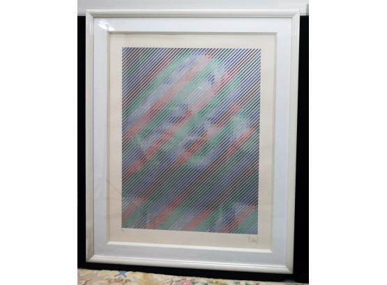 Le Legend Marilyn Monroe Lithograph 97/180 Signed By The Artist Yvaral Jean Pierre Vasarely