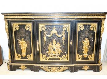 French 19th Century Napoleon III Period Boulle Cabinet