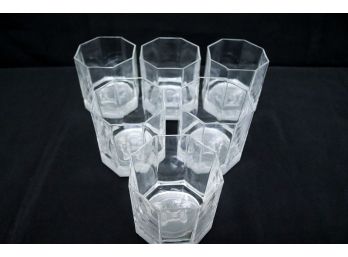 Set Of 6 Versace Medusa Lumiere Rocks Glasses By Rosenthal Studio Line