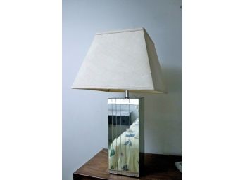 Vintage Mirrored Table Lamp