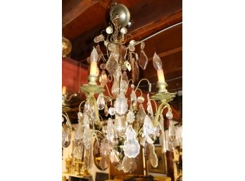Maria Theresa Style Vintage Chandelier With Cut Crystals And 6 Lights