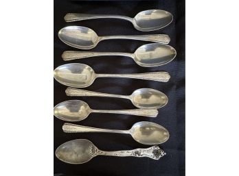LOT OF 7 STERLING SPOONS