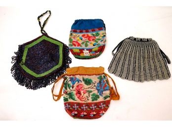 Assorted Collection Of Vintage Beaded Bags