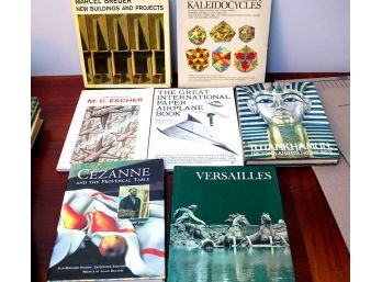Collection Of Books Titles Include Marcel Breuer New Buildings & Projects 1970, Cezanne, Tutankhamen