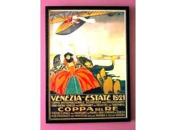 Venezia Estate 1922 Copa Del Re Framed Poster