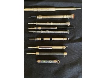 LOT OF 8 VINTAGE PENS AND PENCILS