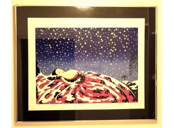 'Sleeping Beauty' Signed Erte Art Deco Lithograph Number 93/300