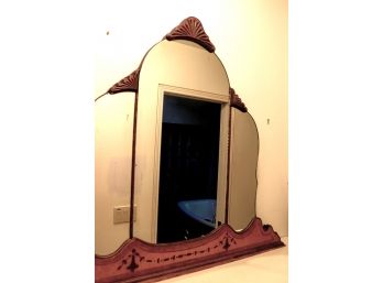 Vintage Vanity Mirror Approximately 40 Inches X 34 Inches