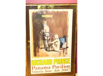Large Richard Prince Young Nurses Poster Panama Pavilion Venezia June- July 2007 In A Matted Frame